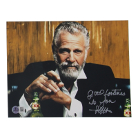 Jonathan Goldsmith Signed 8x10 Photo Inscribed "Good Fortune To You" (Beckett) at PristineAuction.com