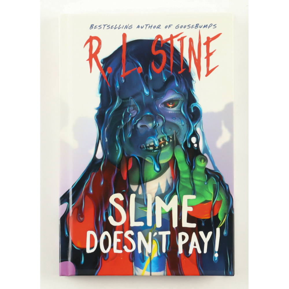 R. L. Stine Signed "Slime Doesn't Pay!" Hard-Cover Book (Beckett) at PristineAuction.com