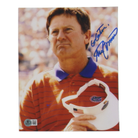 Steve Spurrier Signed Florida Gators 8x10 Photo Inscribed "Go Gators" (Beckett) at PristineAuction.com