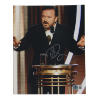 Ricky Gervais Signed 8x10 Photo (Beckett) at PristineAuction.com