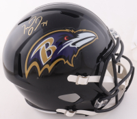 Michael Oher Signed Ravens Full-Size Speed Helmet (Beckett) at PristineAuction.com