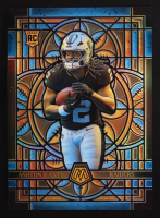 Ashton Jeanty 2025 Panini Mosaic Stained Glass Oversized #14 RC at PristineAuction.com