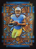 Omarion Hampton 2025 Panini Mosaic Stained Glass Oversized #15 RC at PristineAuction.com