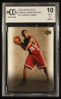 LeBron James 2003 Upper Deck LeBron James Box Set On Parade #14 RC (BCCG 10) at PristineAuction.com