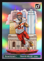 Travis Kelce 2024 Panini Donruss Football Oversized Downtown Jumbo #7 at PristineAuction.com