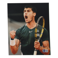 Carlos Alcaraz Signed 8x10 Photo (Beckett) at PristineAuction.com