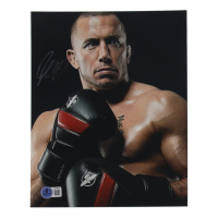 Georges St-Pierre Signed UFC 8x10 Photo (Beckett) at PristineAuction.com