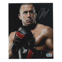 Georges St-Pierre Signed UFC 8x10 Photo (Beckett) at PristineAuction.com