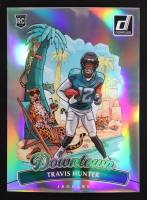 Travis Hunter 2025 Panini Donruss Football Oversized Downtown Jumbo #13 RC at PristineAuction.com