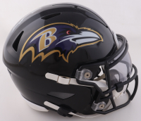 Derrick Henry Signed Ravens Mid-Size SpeedFlex Helmet With Visor (Beckett) at PristineAuction.com