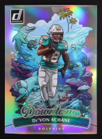 De'Von Achane 2025 Panini Donruss Football Oversized Downtown Jumbo #10 at PristineAuction.com