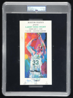 Larry Bird Signed 1993 Boston Garden Larry Bird Night with LeRoy Neiman Art Work (PSA) at PristineAuction.com