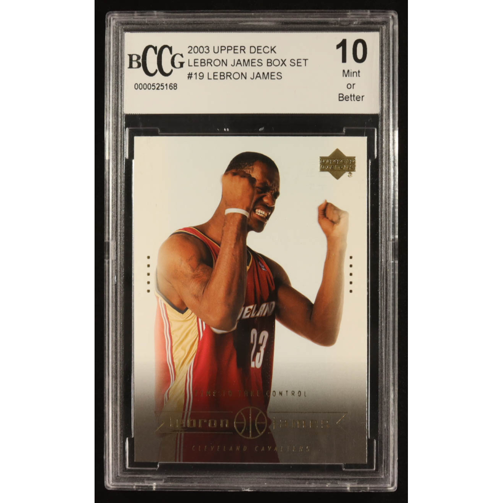 LeBron James 2003 Upper Deck LeBron James Box Set Time To Take Control #19 RC (BCCG 10) at PristineAuction.com