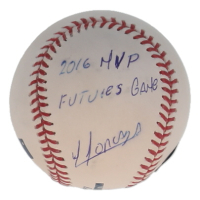 Yoan Moncada Signed OML Baseball Inscribed "2016 MVP Futures Game" (Beckett) at PristineAuction.com