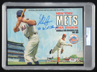 Nolan Ryan Signed 1969 Mets Shea Stadium Program Cover Inscribed "69 WS Champs" (PSA | Autograph Graded 10) at PristineAuction.com