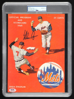 Nolan Ryan Signed 1968 Mets Shea Stadium Program Cover (PSA | Autograph Graded 10) at PristineAuction.com