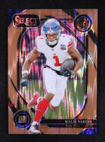 Malik Nabers 2024 Select Prizm Copper Shock #220 #020/299 RC at PristineAuction.com