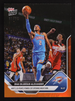 Shai Gilgeous-Alexander 2025-26 Topps Now Orange Foil #1 #01/25 at PristineAuction.com