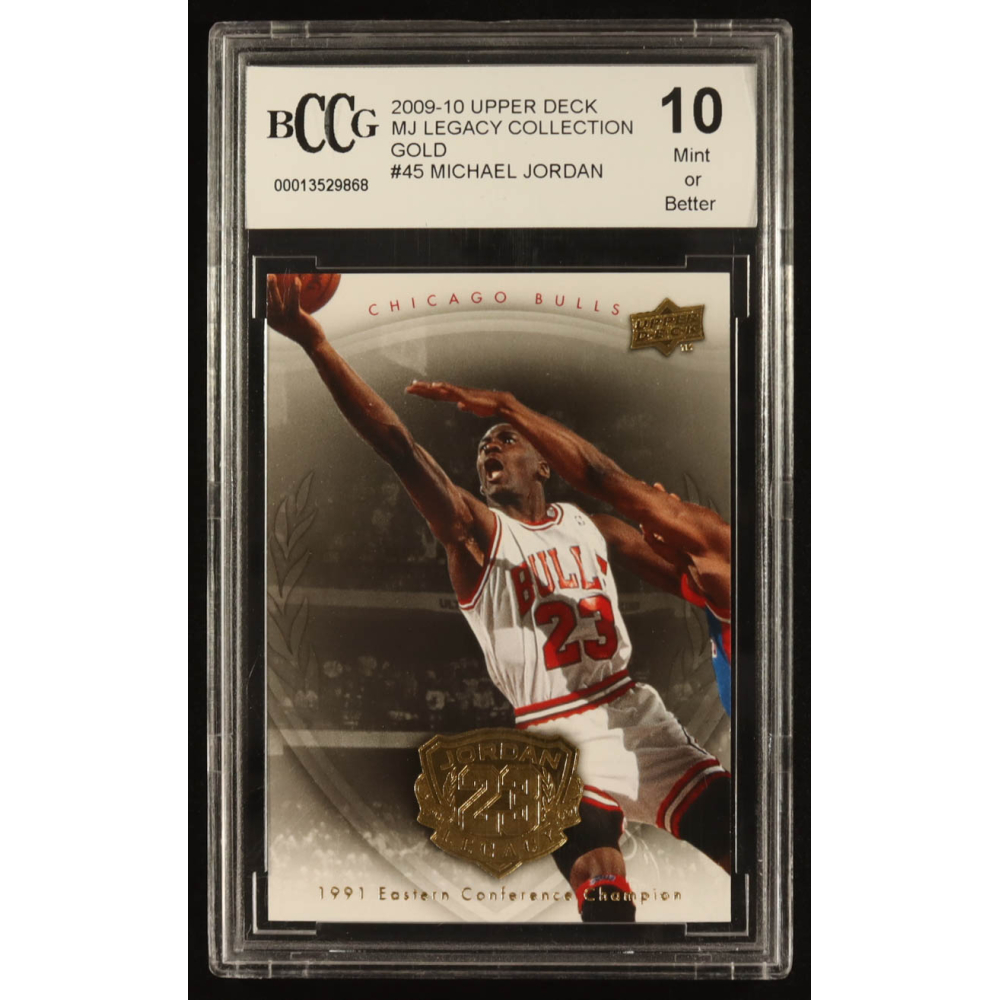 Michael Jordan 2009-10 Upper Deck Michael Jordan Legacy Collection Gold #45 (BCCG 10) at PristineAuction.com