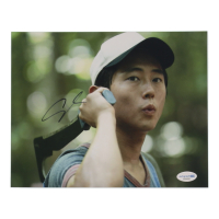 Steven Yeun Signed "The Walking Dead" 8x10 Photo (ACOA) at PristineAuction.com