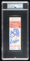 Reggie Jackson Signed 1978 Original World Series Game Ticket (PSA | Autograph Graded 10) at PristineAuction.com