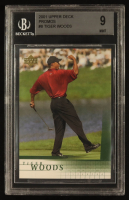 Tiger Woods 2001 Upper Deck Promos #8 (BGS 9) at PristineAuction.com