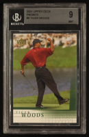 Tiger Woods 2001 Upper Deck Promos #8 (BGS 9) at PristineAuction.com