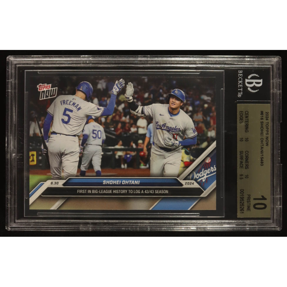 Shohei Ohtani 2024 Topps Now #616 (BGS 10) at PristineAuction.com