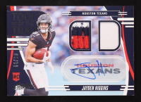 Jayden Higgins 2025 Panini Absolute Tools Of The Trade Double Autographs #TTD-JHS RC #74/99 at PristineAuction.com