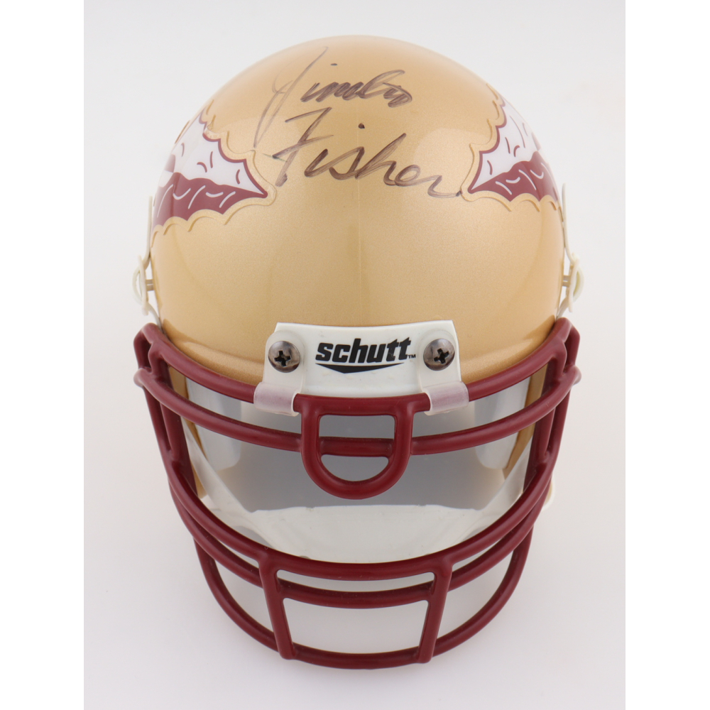 Jimbo Fisher & Gene Deckerhof Signed Florida State Seminoles Mini Helmet Inscribed "Voice 1622" (Beckett) at PristineAuction.com