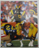 Eric Dickerson Signed Rams 8x10 Photo Inscribed "HOF 99" (JSA) at PristineAuction.com