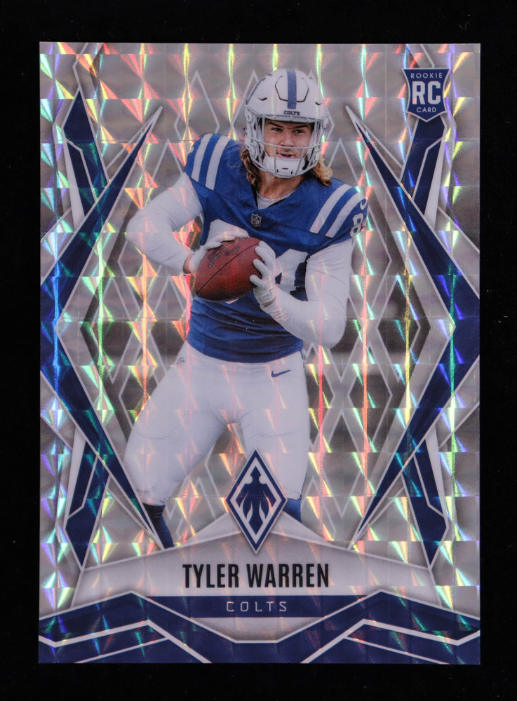 Tyler Warren 2025 Panini Phoenix Ash Pyramids #185 RC #29/85