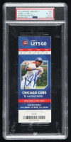 Kris Bryant Signed 2015 Chicago Cubs Major League Debut Game Ticket (PSA 6 | Autograph Graded 9) at PristineAuction.com
