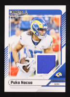 Puka Nacua 2024 Panini Donruss Threads Memorabilia #DTH-PNU at PristineAuction.com