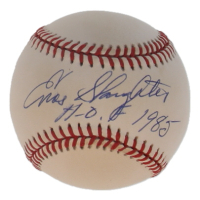 Enos Slaughter Signed OAL Baseball Inscribed "HOF 1985" (Beckett) at PristineAuction.com