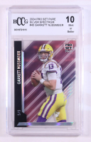 Garrett Nussmeier 2024 Leaf Pro Set Pure Silver Spectrum #45 #5/5 RC (BCCG 10) at PristineAuction.com