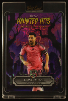 Lionel Messi 2025 Wild Card Monster Hunt Haunted Hits Purple Mojo #HHC-LM #2/3 at PristineAuction.com