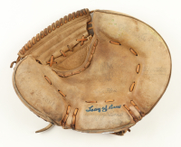 Larry "Yogi" Berra Signed Vintage Catchers Baseball Glove (Beckett) at PristineAuction.com
