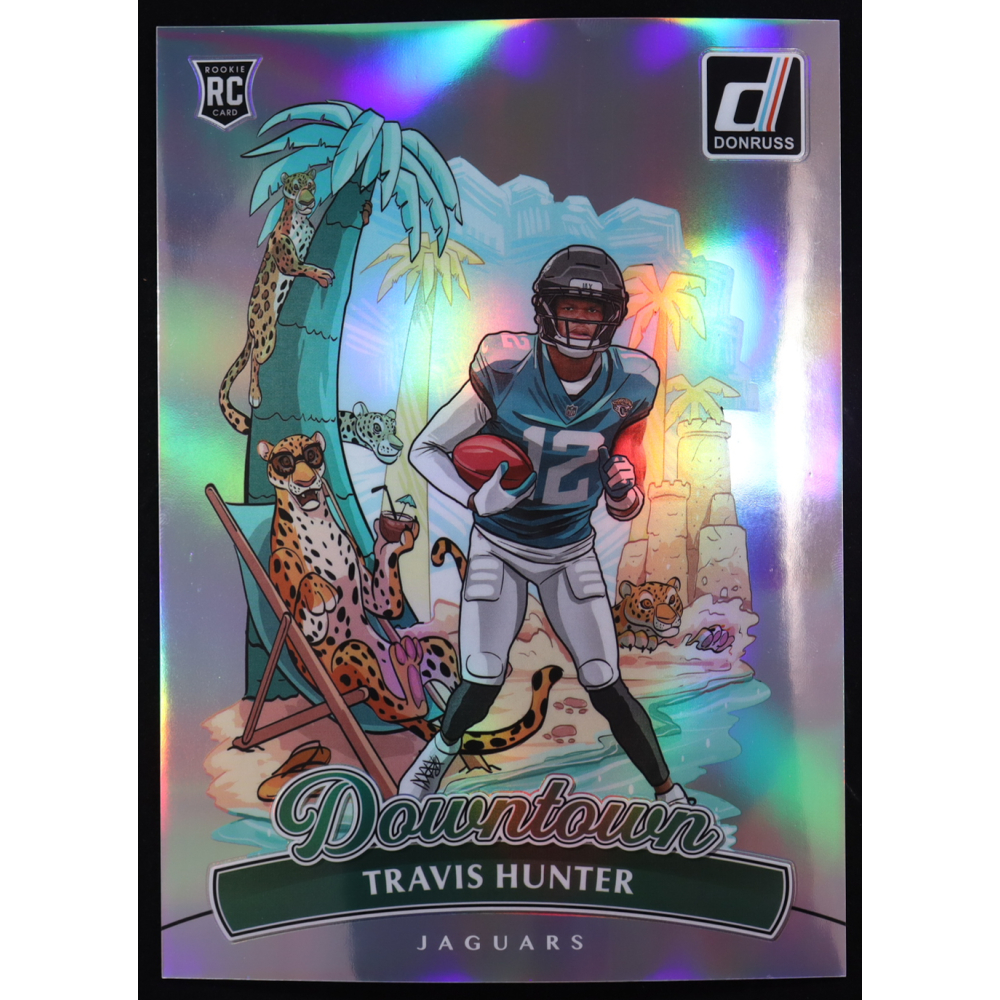 Travis Hunter 2025 Donruss Downtown! Oversize #13 RC at PristineAuction.com