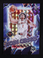 Amen Thompson 2023-24 Panini Mosaic Storm Chasers #17 RC at PristineAuction.com