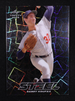 Sandy Koufax 2023 Leaf Trinity Mega Box Steel Lazer #S67 at PristineAuction.com