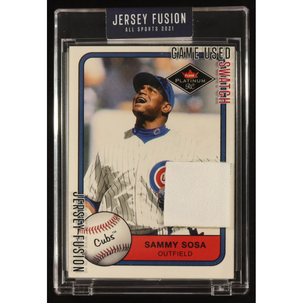 Sammy Sosa 2021 Jersey Fusion '00 Game-Used Swatch #JF-SS00 at PristineAuction.com