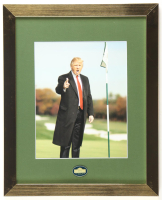 Donald Trump "Trump National Doral" Custom Framed Photo Display with White House Logo Pin at PristineAuction.com
