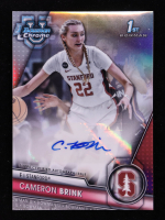 Cameron Brink  2023-24 Bowman Chrome University Prospect Autographs Refractors #BCPACBR #027/250 at PristineAuction.com