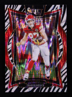 Travis Kelce 2024 Select Prizm Zebra Shock #97 at PristineAuction.com