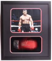 Mike Tyson Signed Custom Framed Shadowbox Everlast Boxing Glove Display (Tyson) at PristineAuction.com