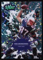Rob Gronkowski 2025 Wild Card Splat Teal Disco #SBTEA02RG #1/6 at PristineAuction.com