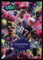 Rob Gronkowski 2025 Wild Card Splat Tie Dye Cross Hatch #SBTIE07RG #1/1 at PristineAuction.com