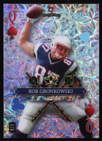 Rob Gronkowski 2024 Wild Card 5 Card Draw Stacked Deck Queen of Hearts Kaleidoscope #SDJCRGN #1/1 at PristineAuction.com