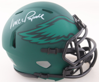 Vince Papale Signed Eagles Rave Alternate Speed Mini Helmet (JSA) at PristineAuction.com